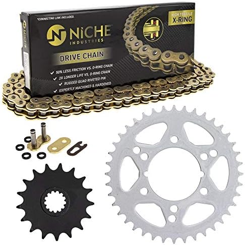 Motorcycle Sprocket Chain Kit NICHE Drive Sprocket & Chain Combo